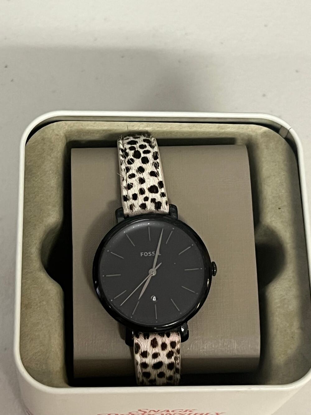 Fossil ES4725 Jacqueline Quartz Black Dial Women's Watch